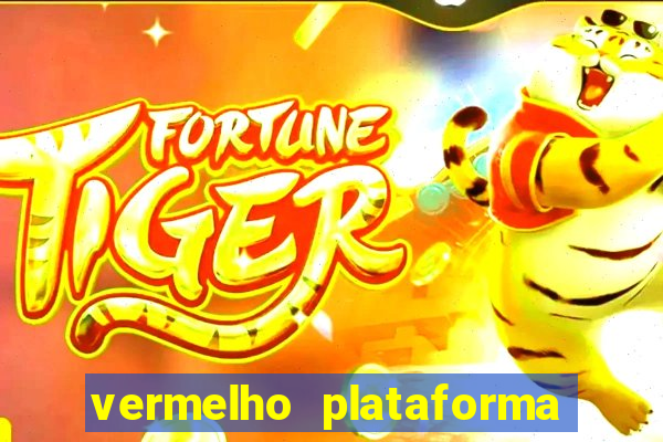 vermelho plataforma de jogos